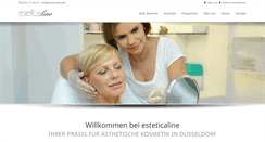 Desktop Screenshot of esteticaline.de