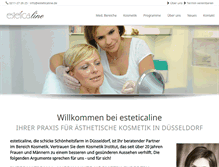 Tablet Screenshot of esteticaline.de